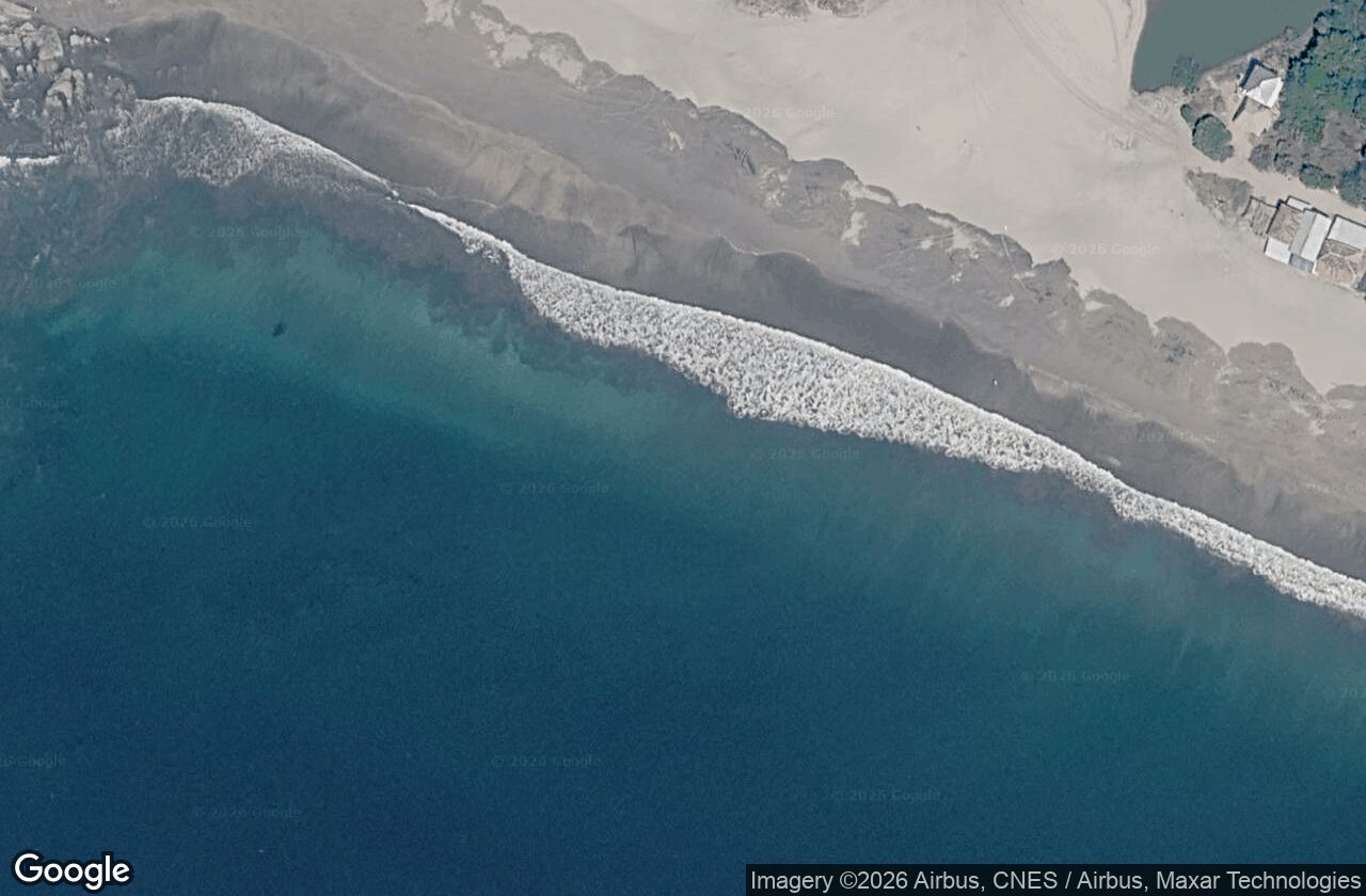 Satellite view: Tight on the peak — read the wave